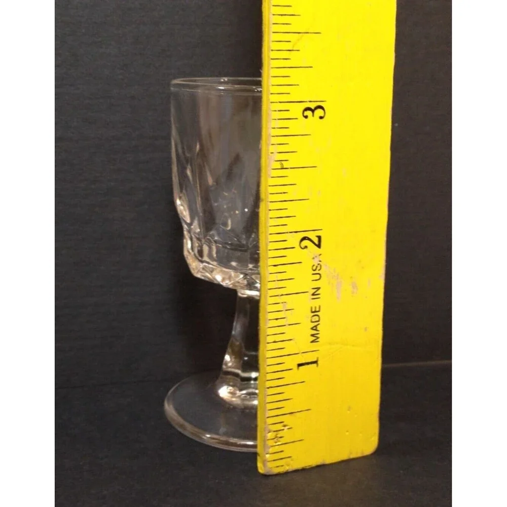 ARCOROC France Clear Glass Artic Pattern Crystal Stemware 3
